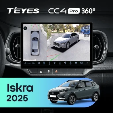 Штатная магнитола Teyes CC4 Pro 360 12/256 LADA Iskra SW Cross (2025-2026) Тип-B (11")