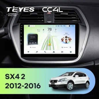 Штатная магнитола Teyes CC4L 6/64 Suzuki SX4 2 (2012-2016)