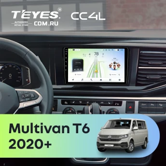 Штатная магнитола Teyes CC4L 6/64 Volkswagen Multivan (T6) 2020+