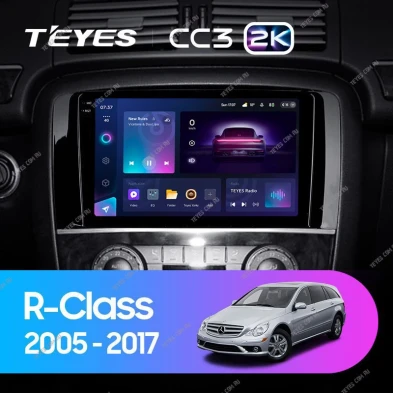 Штатная магнитола Teyes CC3 2K 4/64 Mercedes-Benz R-Class W251 R280 R300 R320 (2005-2017) F1