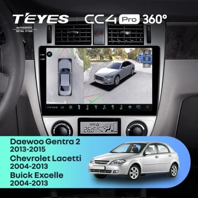 Штатная магнитола Teyes CC4 Pro 360 8/128 Chevrolet Lacetti J200 (2004-2013) F2