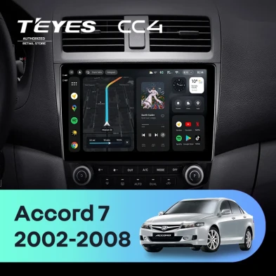 Штатная магнитола Teyes CC4 6/64 Honda Accord 7 (2002-2008) F2