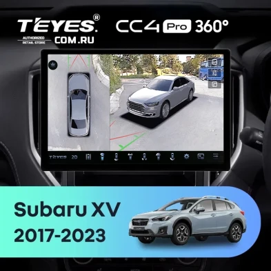 Штатная магнитола Teyes CC4 Pro 360 12/256 Subaru XV (2017-2023) (13")