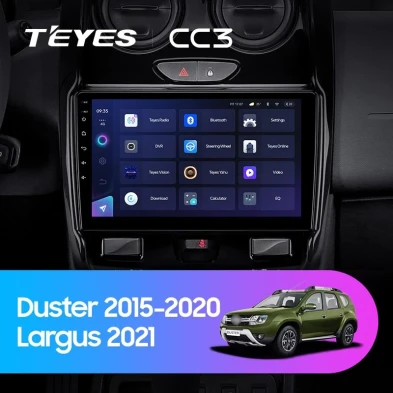 Штатная магнитола Teyes CC3 4/32 Renault Duster (2015-2020) F2