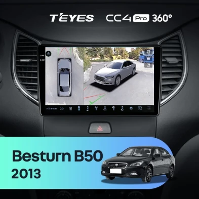 Штатная магнитола Teyes CC4 Pro 360 12/256 FAW Besturn B50 (2013-2016) F1