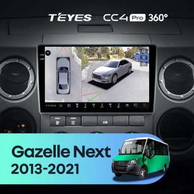 Штатная магнитола Teyes CC4 Pro 360 12/256 для GAZ Gazelle Next (2013-2021) F3