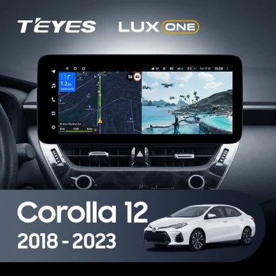 Штатная магнитола Teyes LUX ONE 6/128 Toyota Corolla 12 E210 XP210 (2018-2023) Тип-A