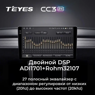 Штатная магнитола Teyes CC3 2K 4/32 Toyota Progres (1998-2007)