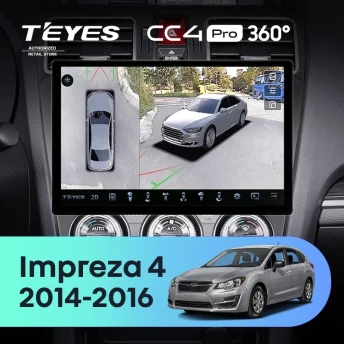 Штатная магнитола Teyes CC4 Pro 360 12/256 Subaru Impreza 4 (2014-2016) (11")