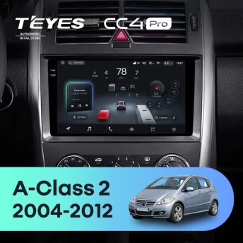Штатная магнитола Teyes CC4 Pro 8/128 Mercedes-Benz A-Class 2 W169 C169 (2004-2012)
