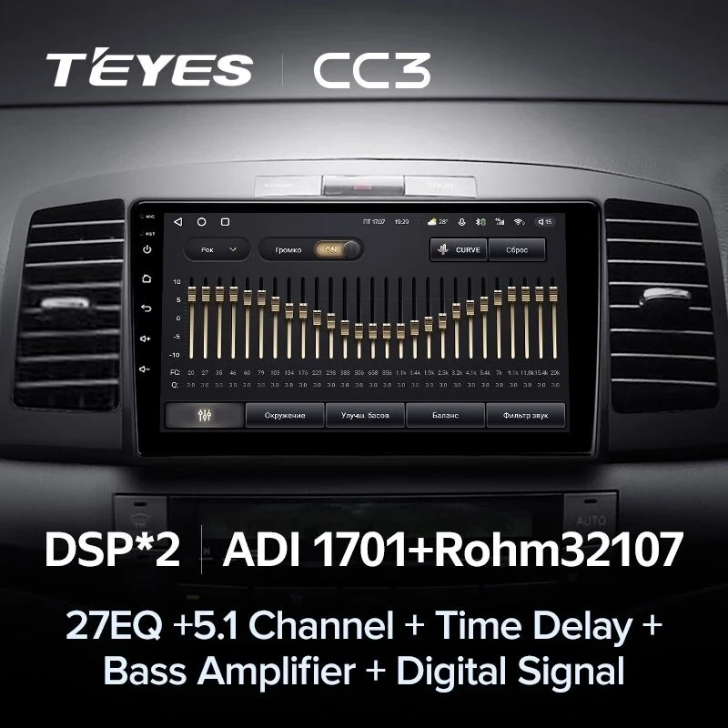 Штатная магнитола Teyes CC3 4/32 Toyota Allion (2001-2007)