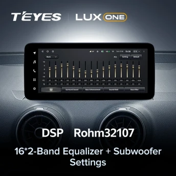 Штатная магнитола Teyes LUX ONE 6/128 Audi Q2 Q2L GA (2016-2024)