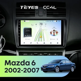 Штатная магнитола Teyes CC4L 6/64 Mazda 6 GG (2002-2007)