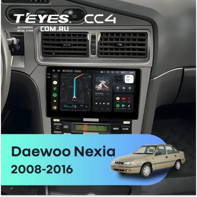 Штатная магнитола Teyes CC4 8/128 Daewoo Nexia (2008-2016)