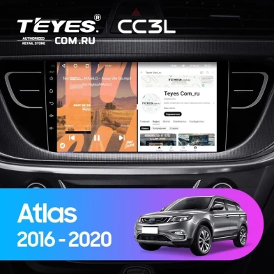 Штатная магнитола Teyes CC3L 4/64 Geely Atlas NL-3 (2016-2020)