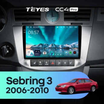 Штатная магнитола Teyes CC4 Pro 12/256 Chrysler Sebring 3 JS (2006-2010)