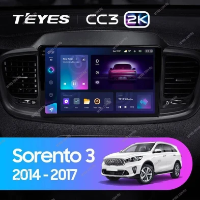 Штатная магнитола Teyes CC3 2K 360 6/128 Kia Sorento 3 Prime (2014-2017) Тип-B