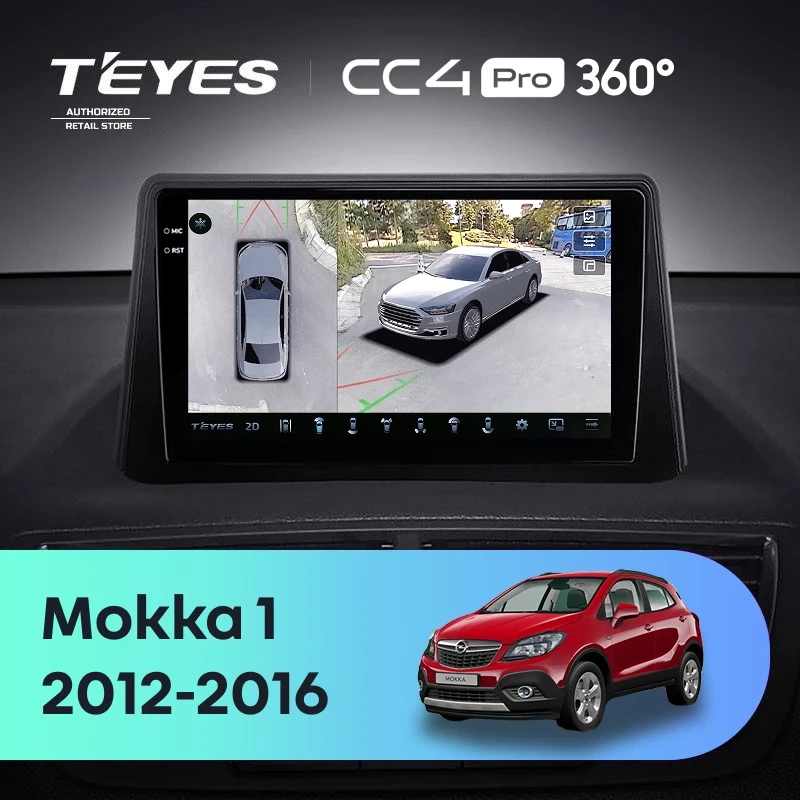 Штатная магнитола Teyes CC4 Pro 360 12/256 Opel Mokka 1 (2012-2016)