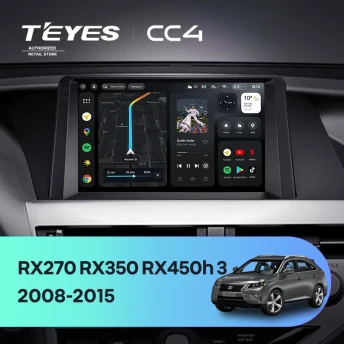 Штатная магнитола Teyes CC4 6/64 Lexus RX270 RX350 RX450h AL10 3 (2008-2015) Тип-B
