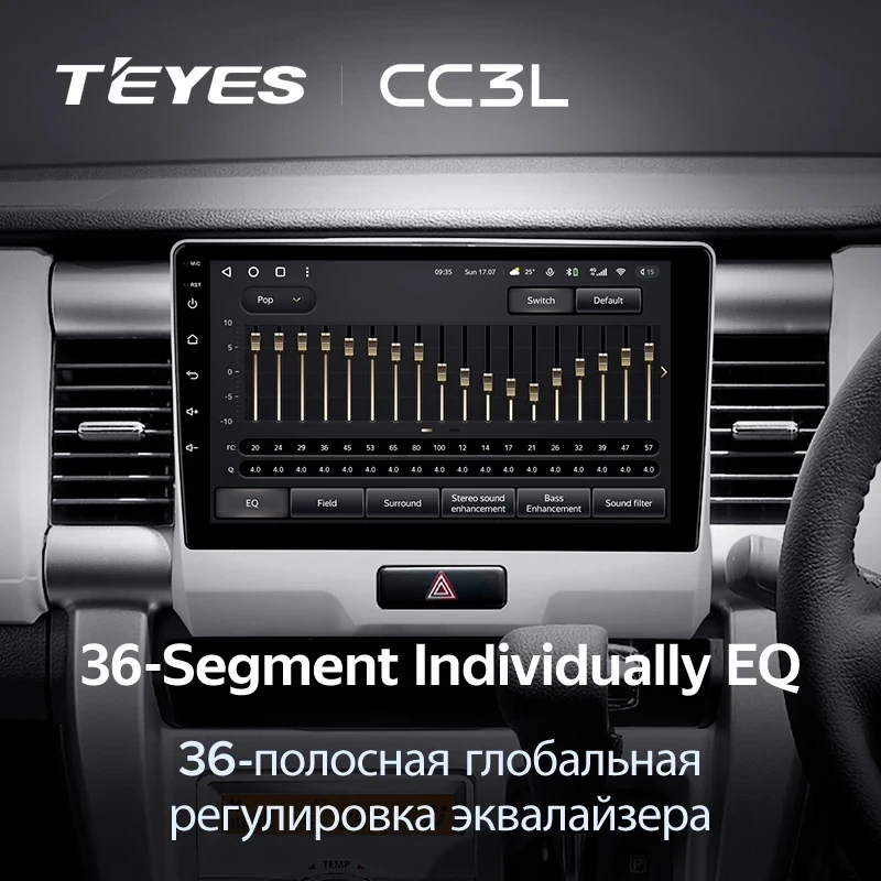 Штатная магнитола Teyes CC3L 4/32 Suzuki Hustler (2014-2019)