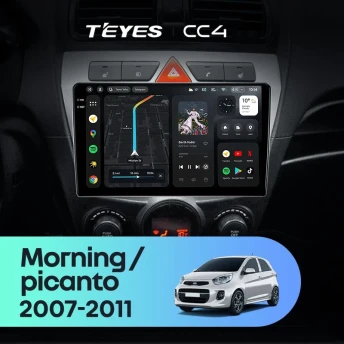 Штатная магнитола Teyes CC4 8/128 Kia picanto (2007-2011)