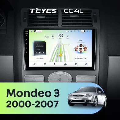 Штатная магнитола Teyes CC4L 6/64 Ford Mondeo 3 (2000-2007) F2