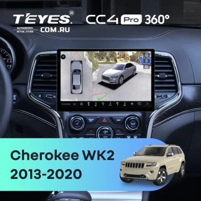 Штатная магнитола Teyes CC4 Pro 360 8/128 Jeep Grand Cherokee WK2 (2013-2020) F3 (11")