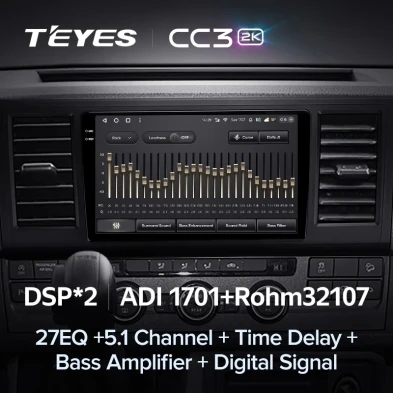 Штатная магнитола Teyes CC3 2K 4/32 Volkswagen Caravelle T6 2020+
