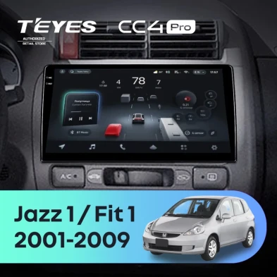 Штатная магнитола Teyes CC4 Pro 8/128 Honda Jazz 1 (2001-2009)