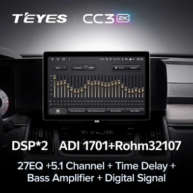 Штатная магнитола Teyes CC3 2K 4/32 Kia Sorento 4 MQ4 (2020-2024) (11")