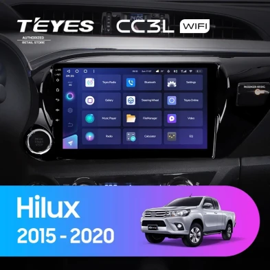 Штатная магнитола Teyes CC3L WiFi 2/32 Toyota Hilux Pick Up (2015-2020)