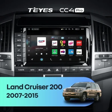 Штатная магнитола Teyes CC4 Pro 8/128 Toyota Land Cruiser 11 200 (2007-2015) F2 Тип-B