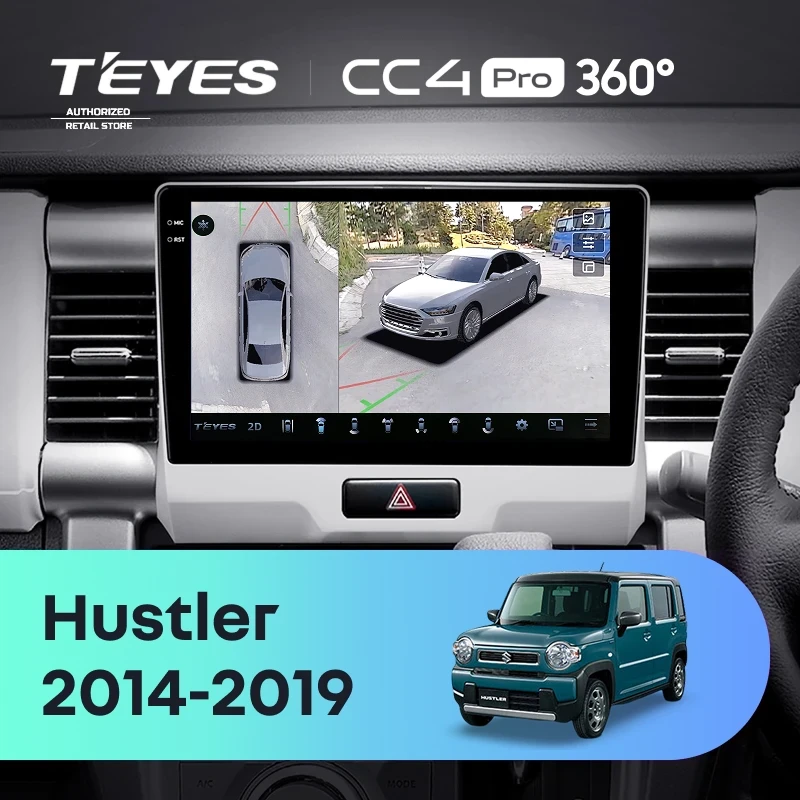Штатная магнитола Teyes CC4 Pro 360 8/128 Suzuki Hustler (2014-2019)