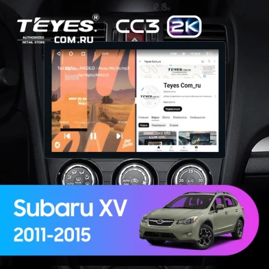 Штатная магнитола Teyes CC3 2K 6/128 Subaru XV (2011-2015) Тип-A (11")