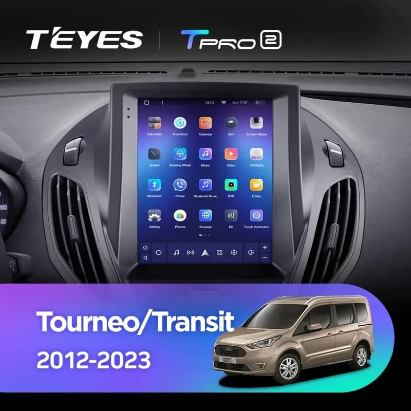 Штатная магнитола Tesla style Teyes TPRO 2 6/128 Ford Ranger 3 (2011-2015)