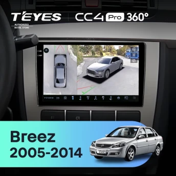Штатная магнитола Teyes CC4 Pro 360 12/256 Lifan Breez (520) (2005-2014)