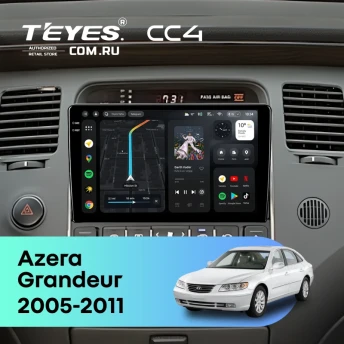 Штатная магнитола Teyes CC4 6/64 Hyundai Azera (2005-2011)