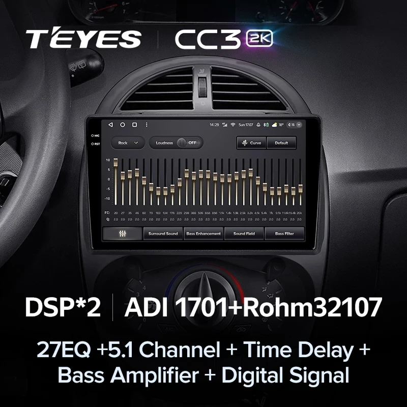 Штатная магнитола Teyes CC3 2K 6/128 Chery IndiS S18 (2009-2016)