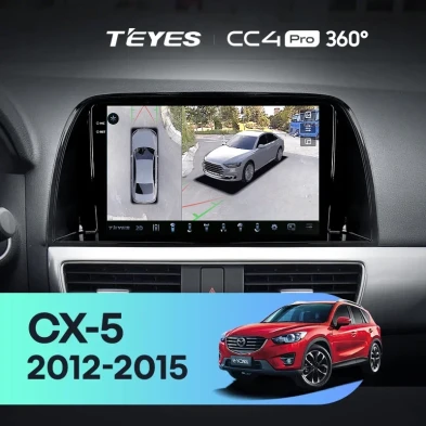 Штатная магнитола Teyes CC4 Pro 360 8/128 Mazda CX-5 (2012-2015) Тип-A (10")