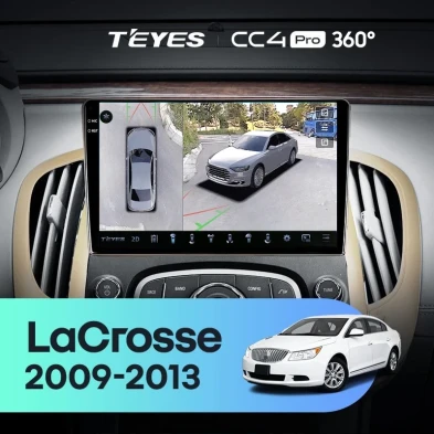 Штатная магнитола Teyes CC4 Pro 360 12/256 Buick Lacrosse (2009-2013)