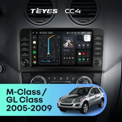 Штатная магнитола Teyes CC4 6/64 Mercedes-Benz GL-Class X164 (2005-2009) F2