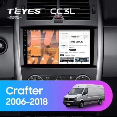 Штатная магнитола Teyes CC3L 4/32 Volkswagen Crafter W906 (2006-2018)