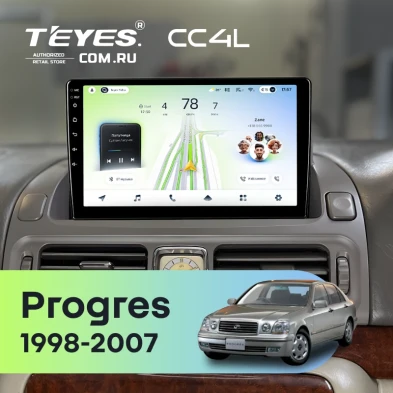 Штатная магнитола Teyes CC4L 6/64 Toyota Progres (1998-2007)