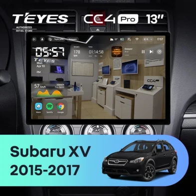 Штатная магнитола Teyes CC4 Pro 8/128 Subaru XV (2015-2017) F1 (13")