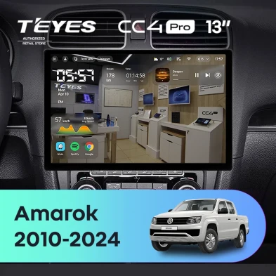 Штатная магнитола Teyes CC4 Pro 12/256 Volkswagen Amarok (2010-2024) (13")