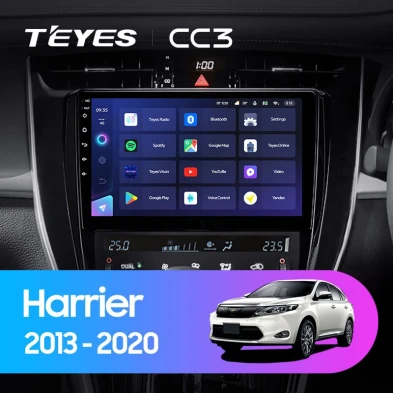 Штатная магнитола Teyes CC3 4/32 Toyota Harrier XU60 (2013-2020) F1