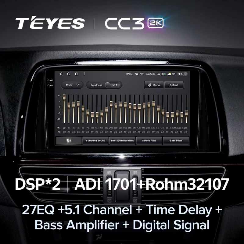 Штатная магнитола Teyes CC3 2K 6/128 Mazda Atenza 3 (2012-2017) Тип-B Правый руль