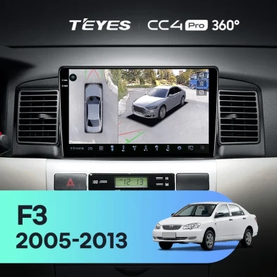 Штатная магнитола Teyes CC4 Pro 360 12/256 BYD F3 (2005-2013)