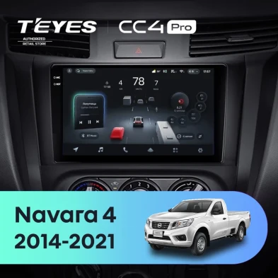 Штатная магнитола Teyes CC4 Pro 12/256 Nissan Navara D23 IV (2014-2021) Тип-A