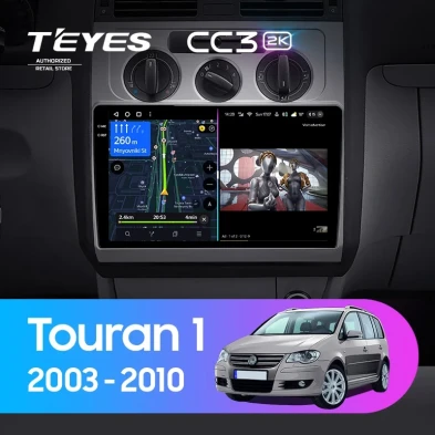 Штатная магнитола Teyes CC3 2K 4/32 Volkswagen Touran 1 (2003-2010) F2